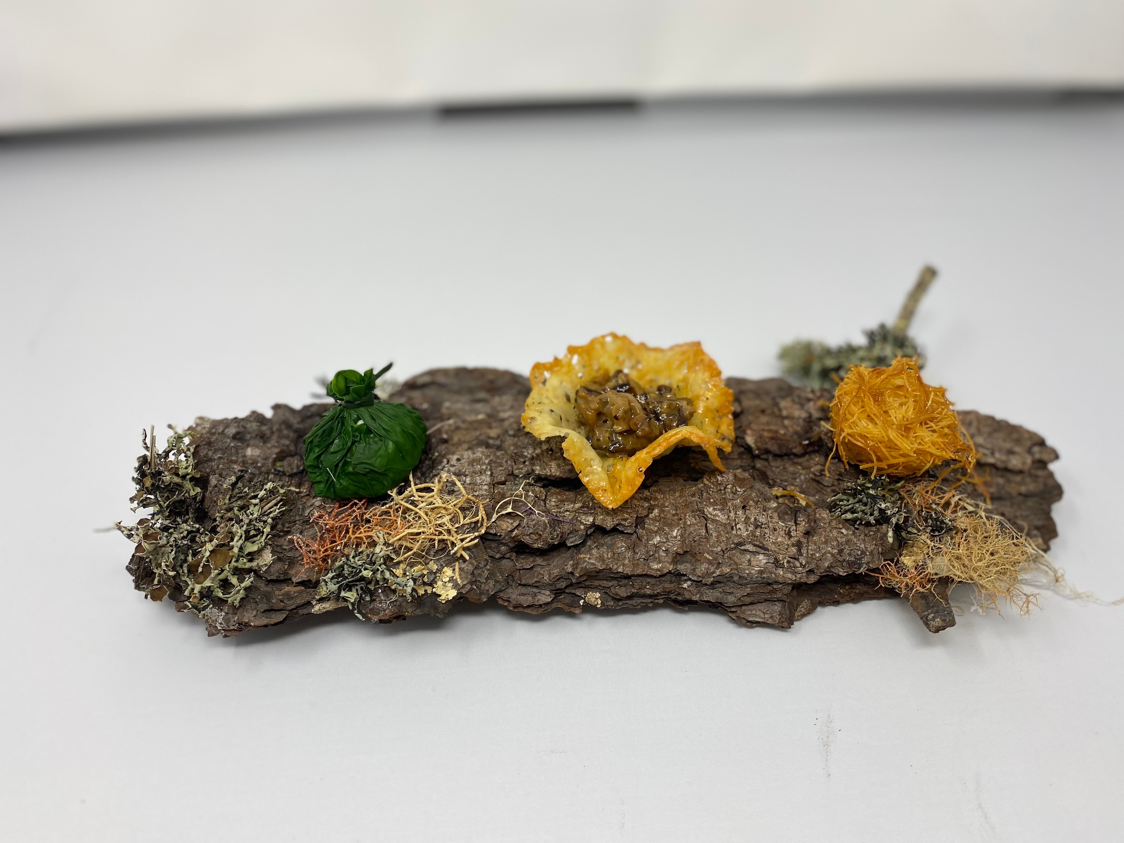 Seasonal vegetables and herbs from the garden harvest